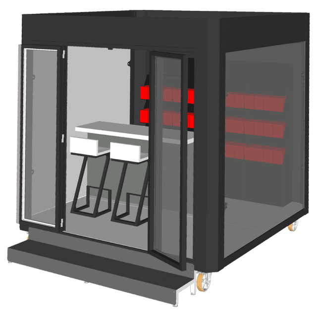 Whether employed as a bar, a retail store for products, or an information center, our mobile shop boasts versatility suited for any purpose.